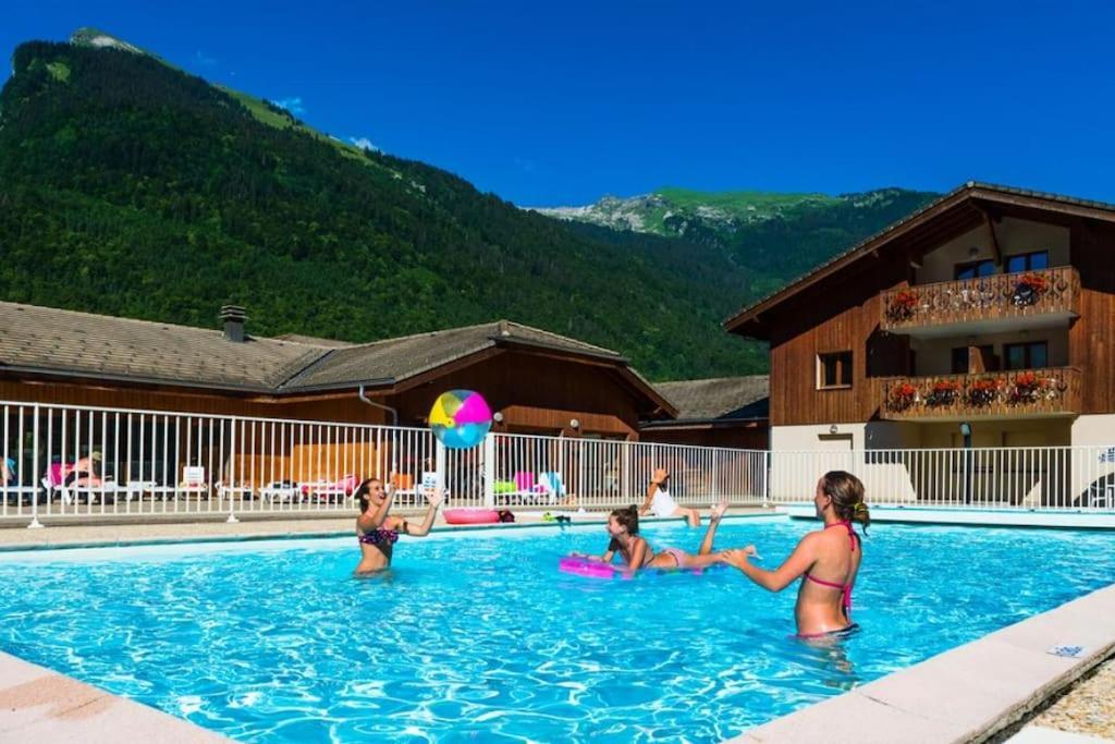 Appartement Rez-De-Chaussee, Cosy T3 4 A 6 Pers Avec Piscines Interieure & Exterieure A Samoens En Haute-Savoie Exterior photo